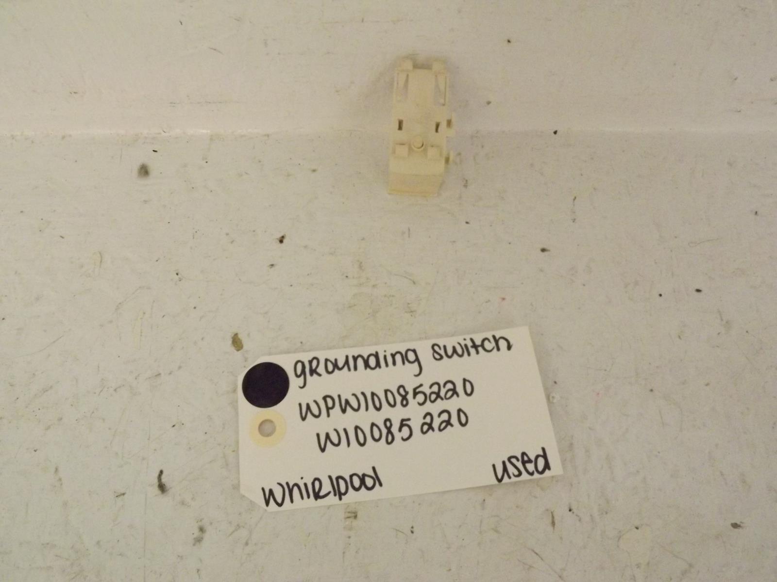 Whirlpool Washer WPW10085220 W10085220 Grounding Switch Used Whirlpool Washer WPW10085220 W10085220 Grounding Switch Used